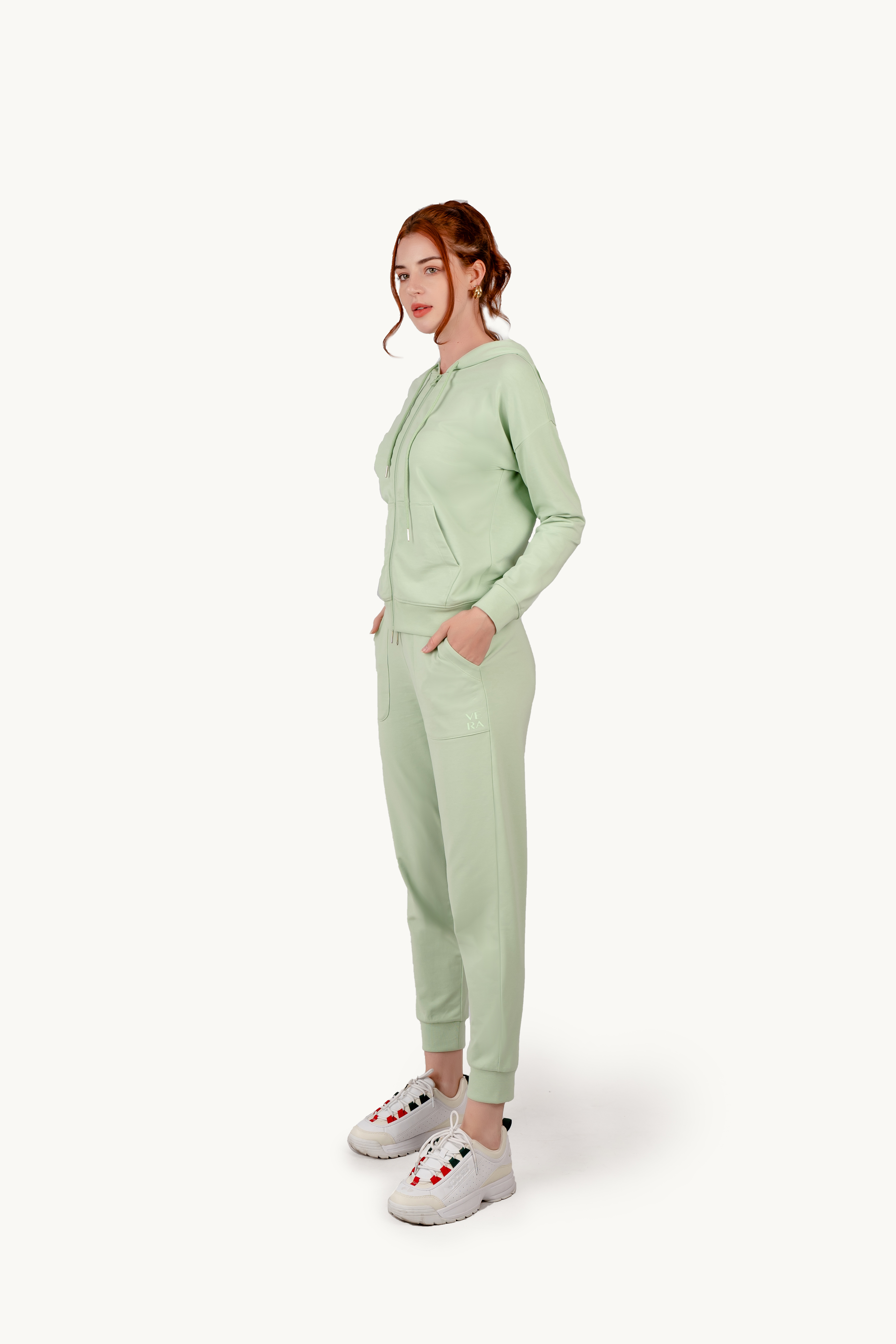 Áo Hoodie Jacket Vera vảy cá trơn - V0431