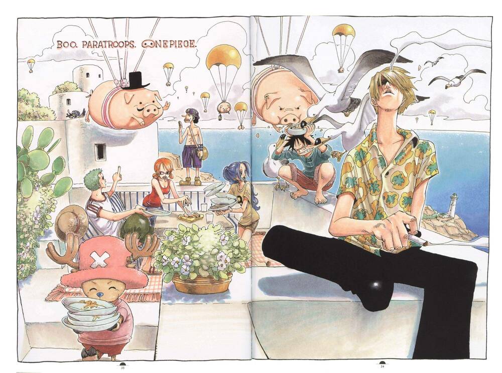 tổng hợp vua cướp biển ảnh màu chính gốc chapter 4 8