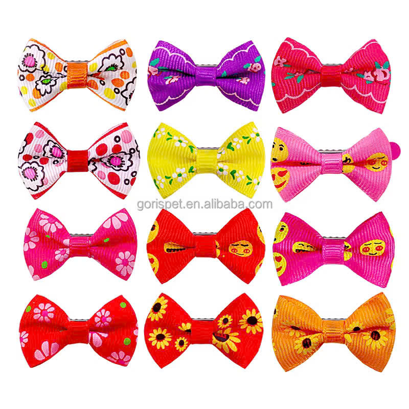 NƠ KẸP TÓC CÀI TÓC THỜI TRANG DỄ THƯƠNG CHO THÚ CƯNG CHÓ MÈO