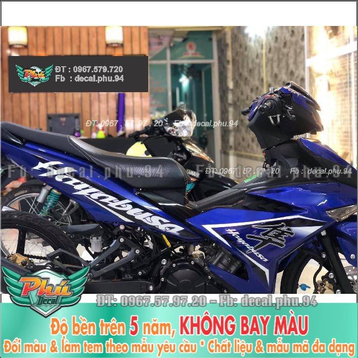 Tem rời Exciter 150 Xanh đen Hayabusa