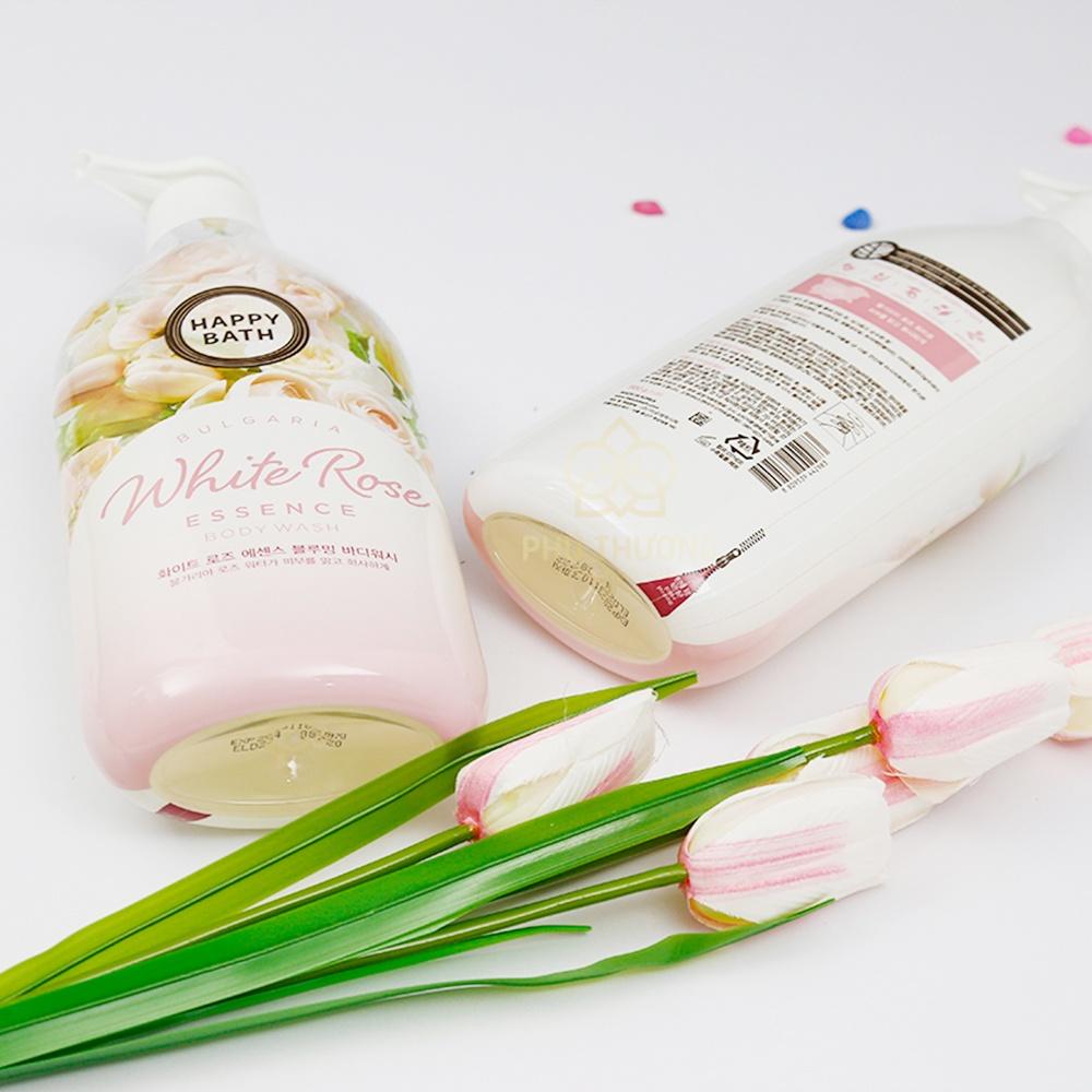 Sữa tắm hương hoa hồng trắng Happy Bath White Rose Essence Body Wash 900gr