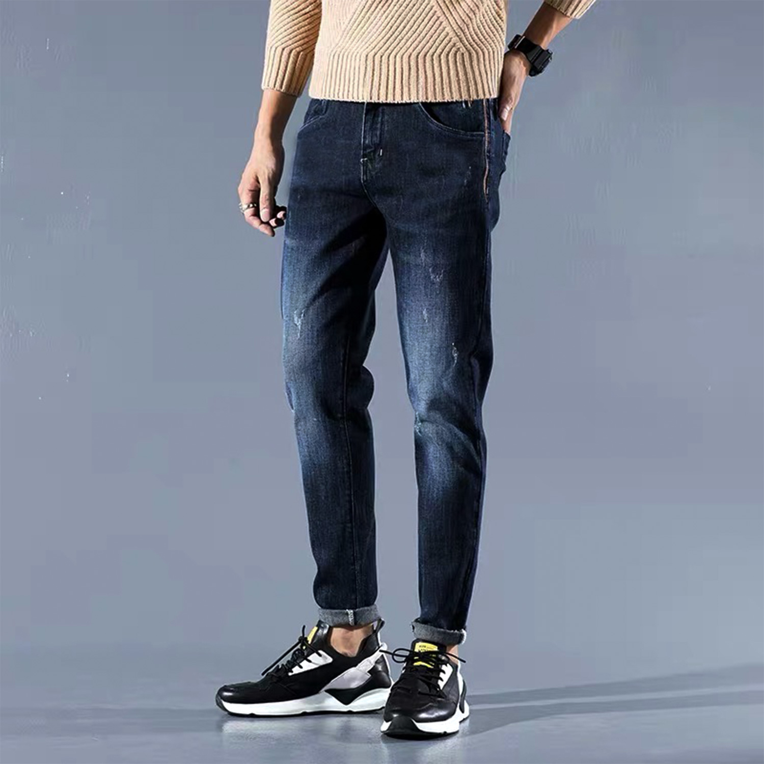 Quần Jeans Nam Phong Cách Trẻ Trung Đơn Giản