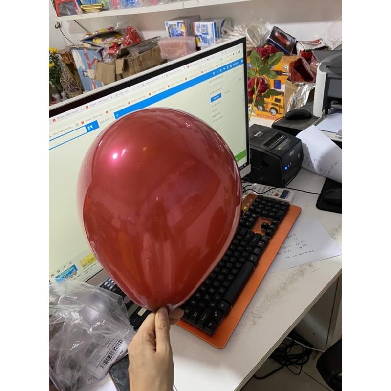 Set 10 quả siêu nhũ màu đỏ trang trí sinh nhật, phòng cưới