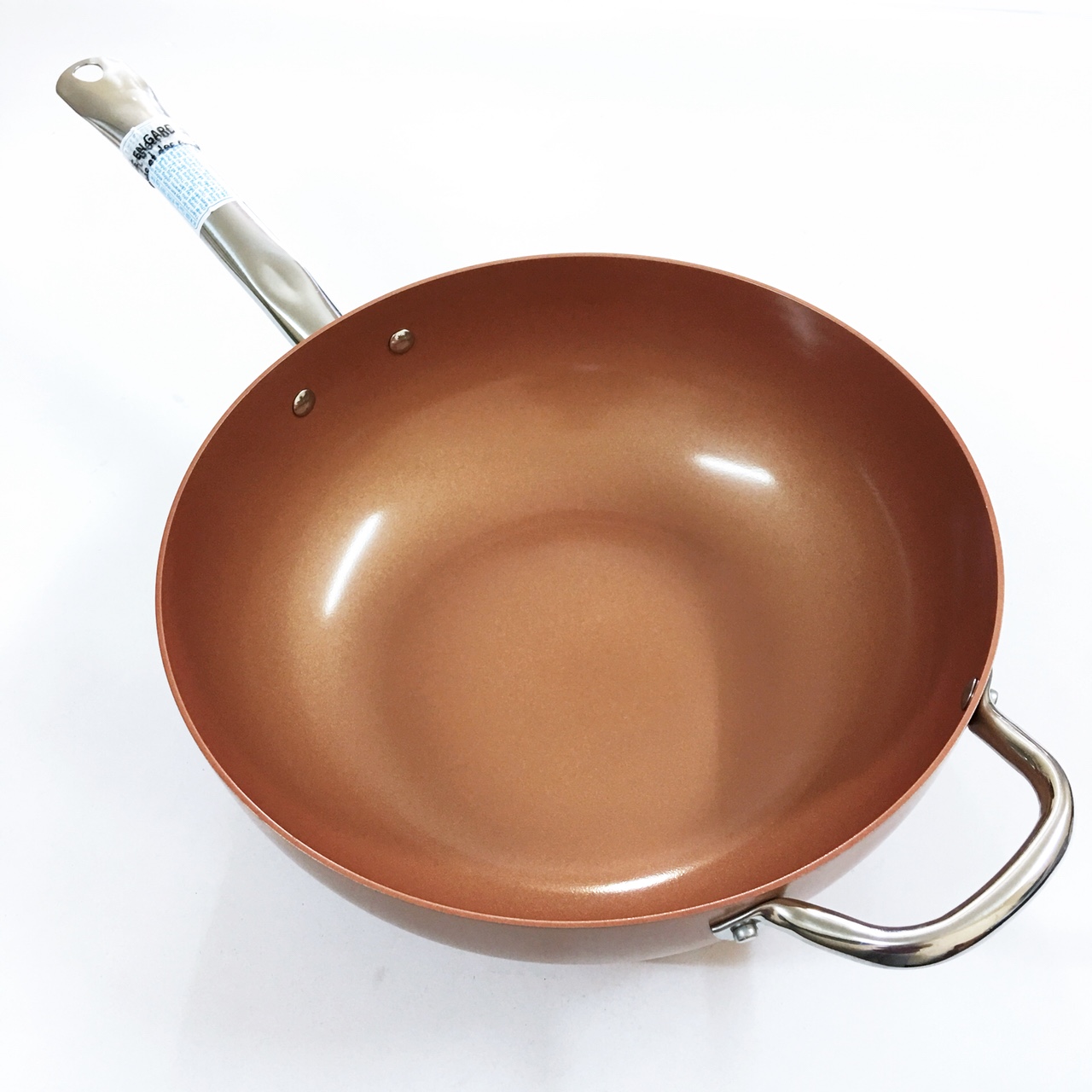Chảo xào chống dính Hợp kim tráng men đáy từ Tay cầm chống nóng 30cm SC_W1030