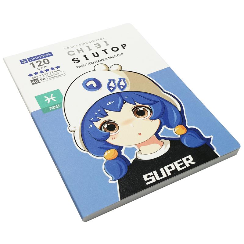 Tập Học Sinh Chibi Siutop A5 - 4 Ô Ly - 96 Trang 120gsm - futurebook DK981 (Mẫu Màu Giao Ngẫu Nhiên)