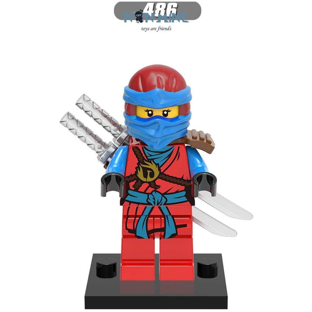 Minifigures Lắp Ráp Mô Hình Nhân Vật Phim Truyện Ninjago Kai Wu Zane X0143