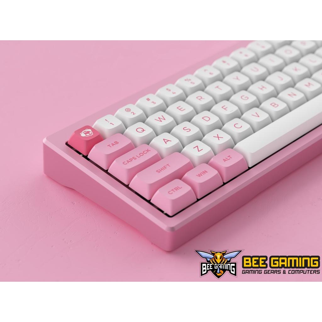 Bộ keycap chính hãng AKKO - Prunus Lannesiana (PBT Double Shot / ASA-Low Profile / 155 nút)