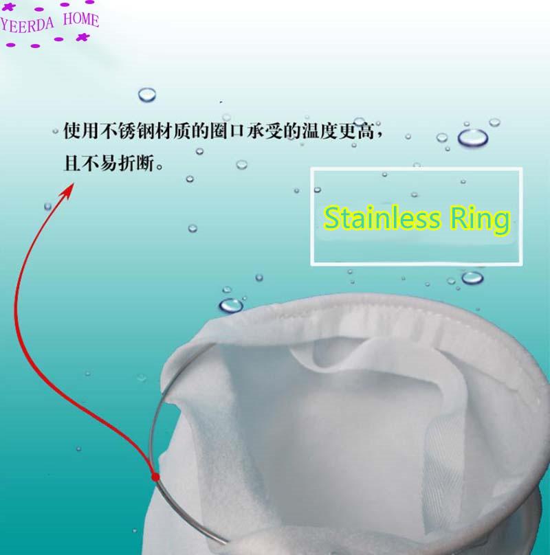 180x810mm pp/vòng không gỉ Bảo vệ môi trường Bộ lọc công nghiệp Túi bỏ túi 0,2/0,5/5/10/25/50/75/100/200/300 Micron