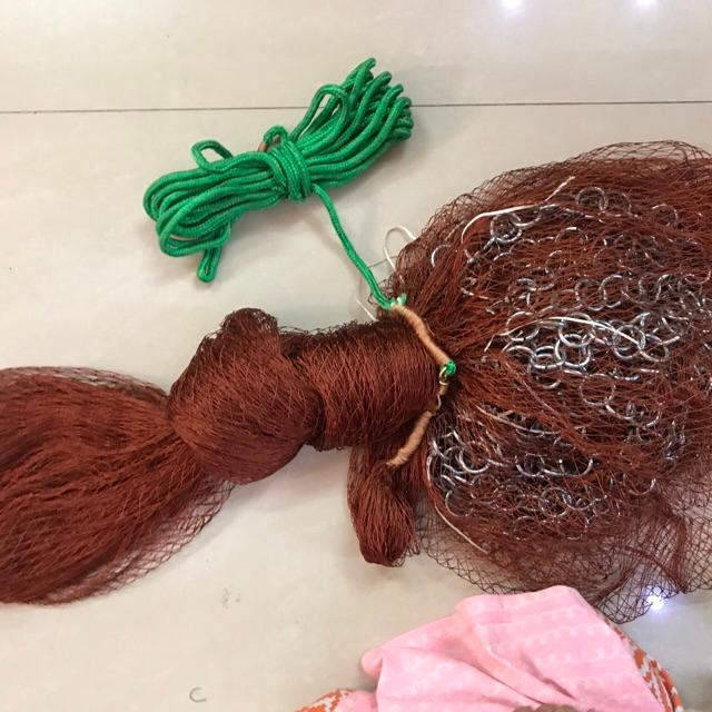 Chài bắt cá chân xích cao 3 m nặng 4 kg