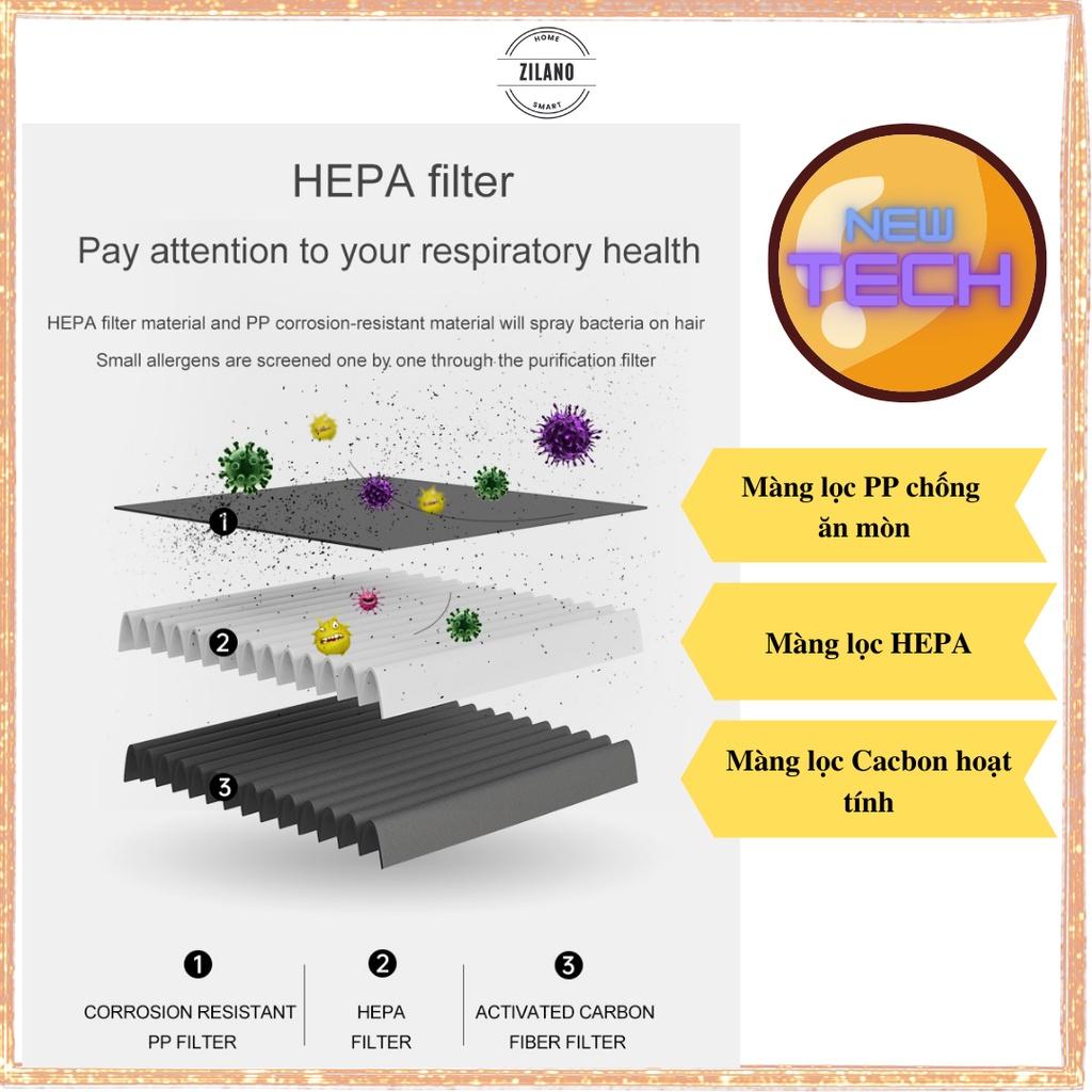 Máy lọc không khí, máy lọc không khí trong phòng, máy lọc không khí di động - ZILANO AP03 – Bảo hành 12 tháng