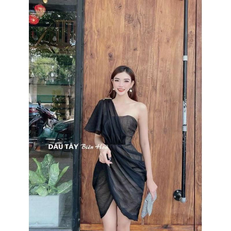 Đầm lệch vai thiết kế sexy