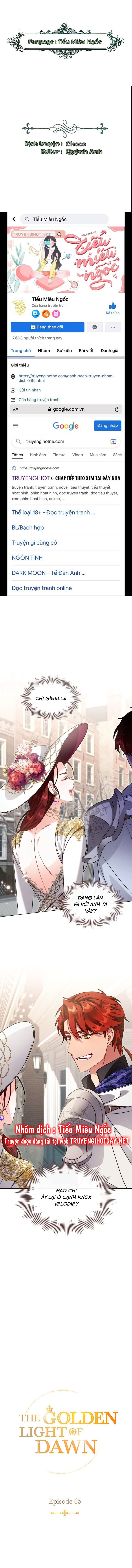 ánh sáng của bình minh chapter 65 1