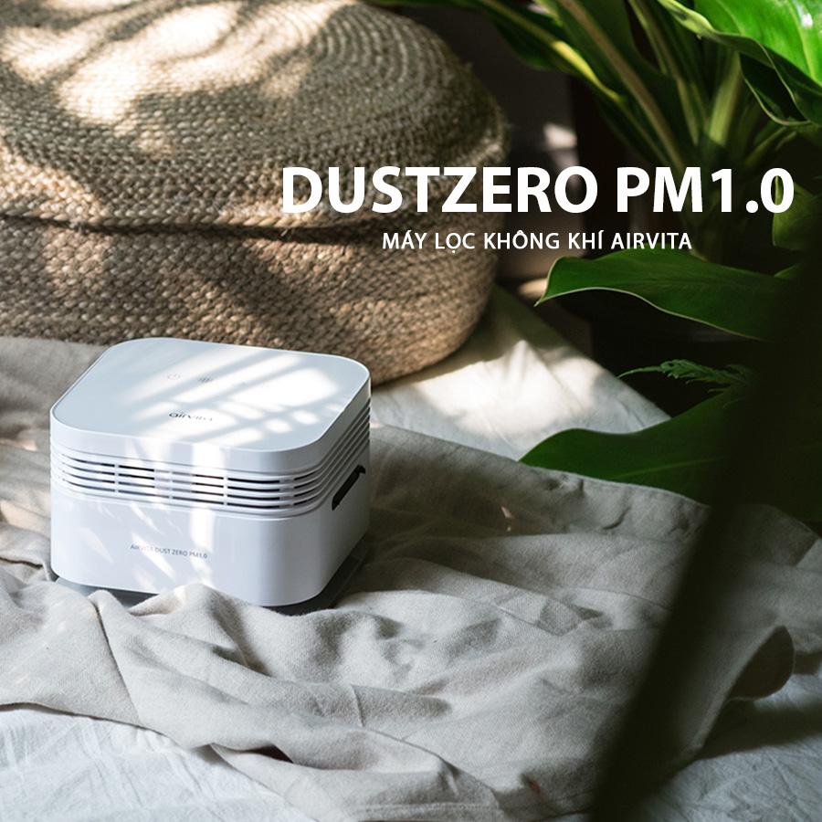 Máy lọc không khí Airvita Dust Zero PM1.0 - Công nghệ phát Ion Âm Plasma (Hàng chính hãng nhập khẩu Hàn Quốc)