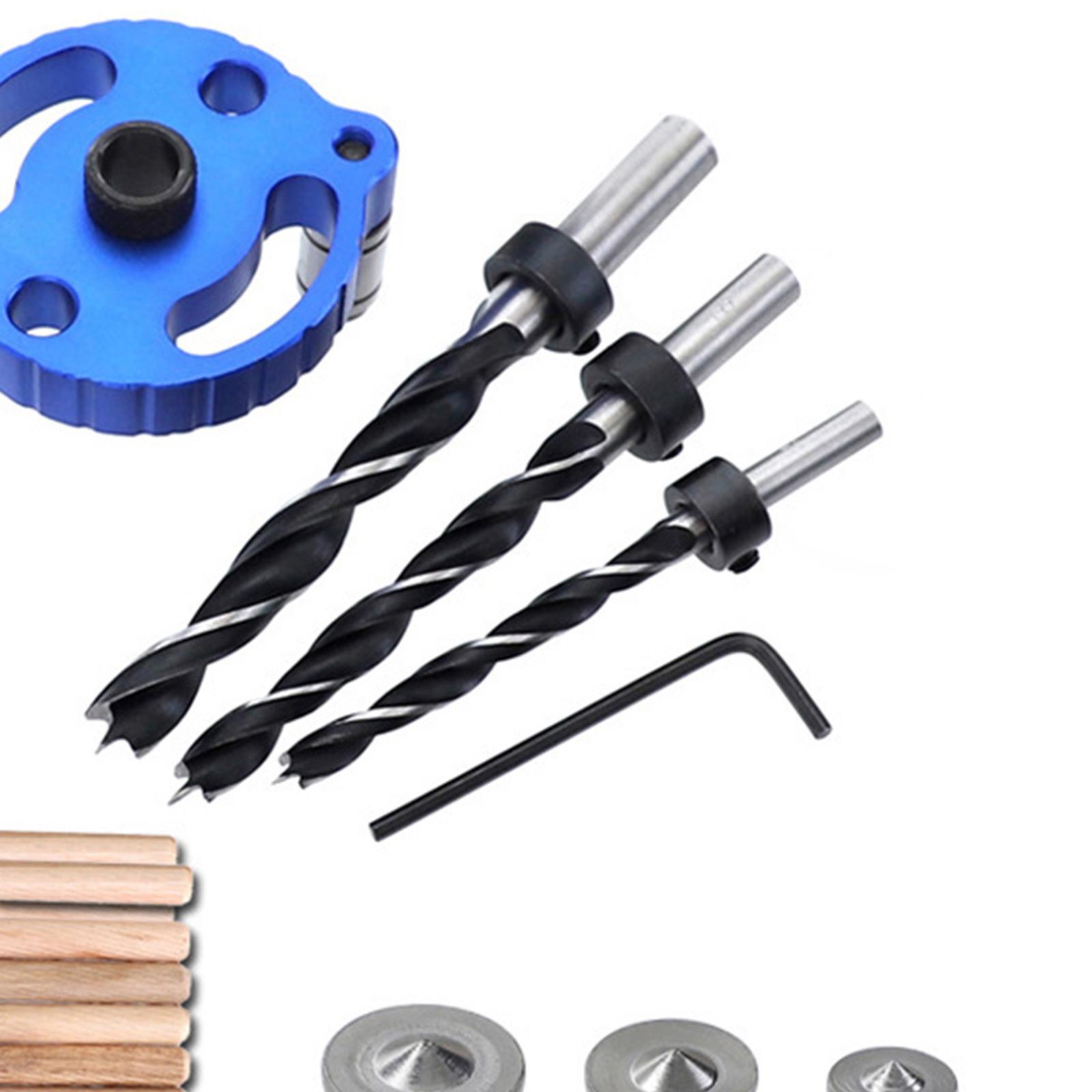 Vertical Pocket Hole Jig Self-Centering Dowelling Jig for Carpentry