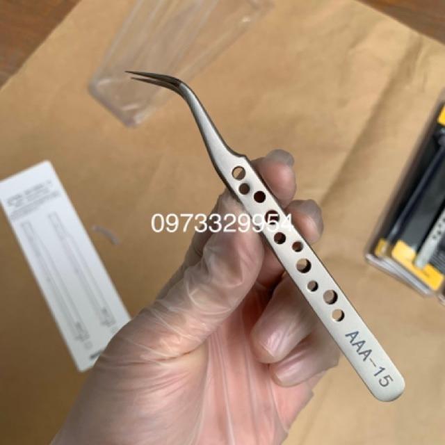 Nhíp lỗ gắp classic, nhíp tách nối mi cao cấp Tweezers lỗ