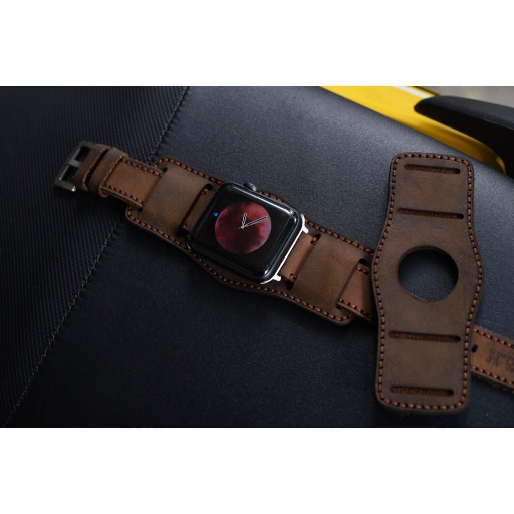 Dây đồng hồ da bò RAM bundstrap b2 cho apple watch cực đẹp