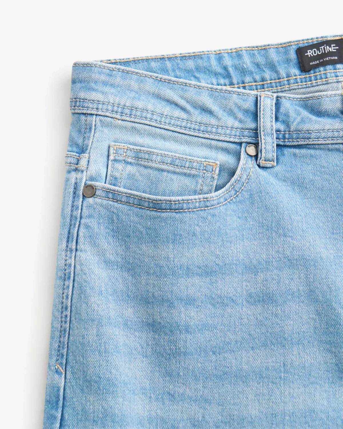 Quần jean nam Màu Xanh nhạt Form Slim - ROUTINE 10F25DPA039