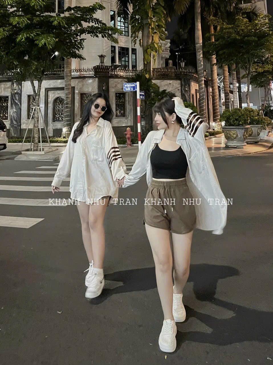 SET ĐI CHƠI, SET 3 MÓN ÁO SƠ MI TAY DÀI MIX ÁO BRA PHỐI QUẦN ĐÙI CỰC THỂ THAO
