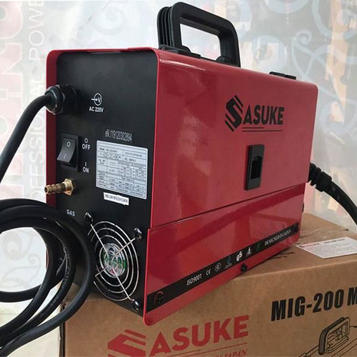 Máy hàn MIG không dùng khí 3 chức năng SASUKE MIG200 MINI cuộn dây 1kg.