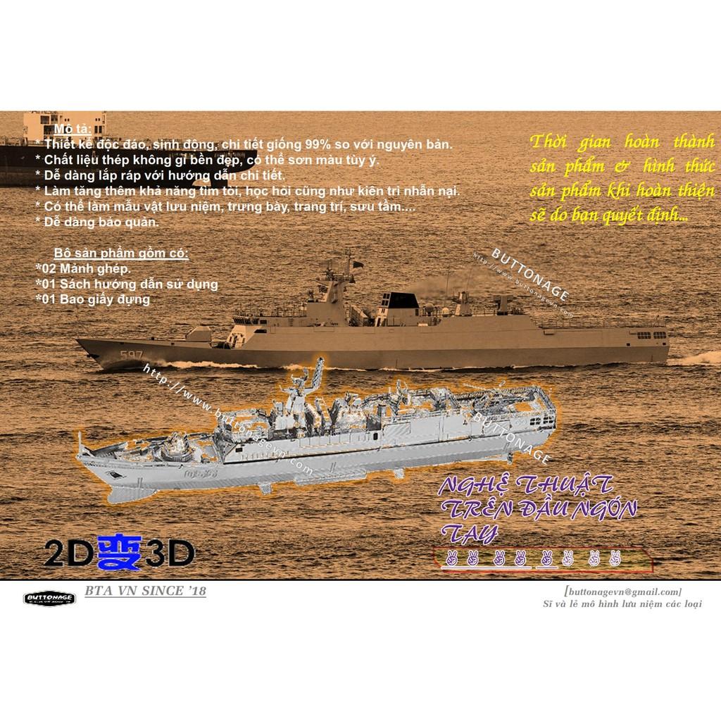 Mô Hình Lắp Ráp 3d Tàu khu trục tàng hình lớp Type 056