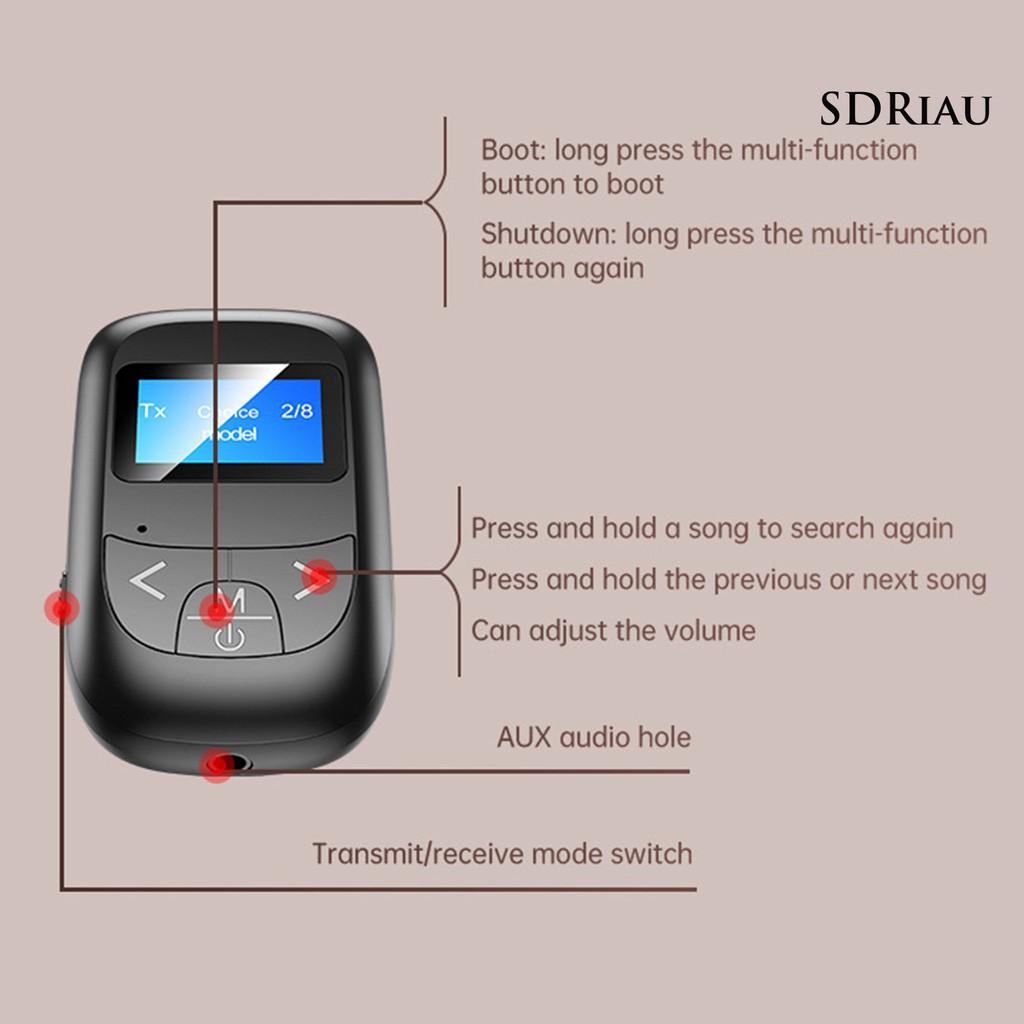 Bộ Thu Phát Bluetooth 5.0 Qcdz T14 2 Trong 1 Cho Điện Thoại
