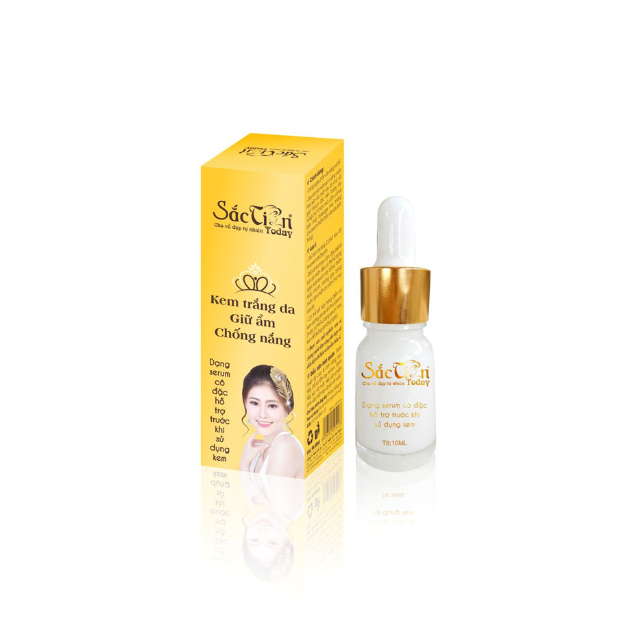 Kem Trắng Da Dưỡng Ẩm Chống Nắng Sắc Tiên Today 10ml (dạng serum cô đặc)