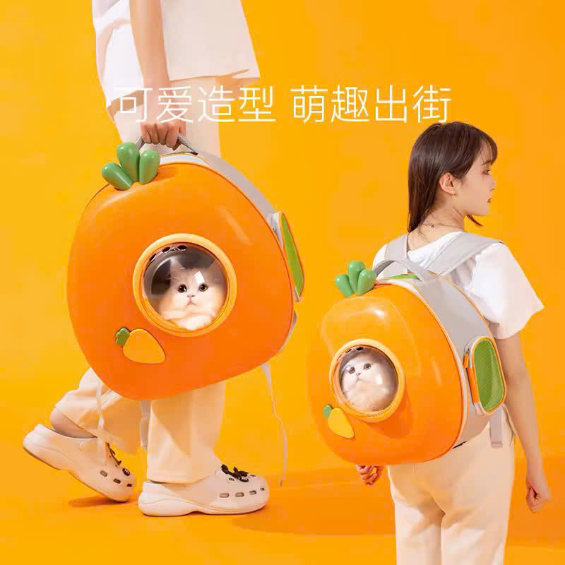 BA LÔ CÀ RỐT DỄ THƯƠNG DÀNH CHO THÚ CƯNG CHÓ MÈO