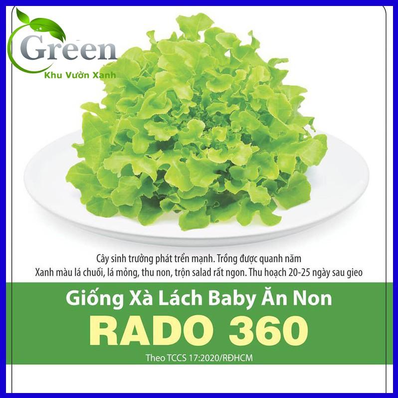 Hạt Giống Xà Lách Baby Ăn Non (10G)