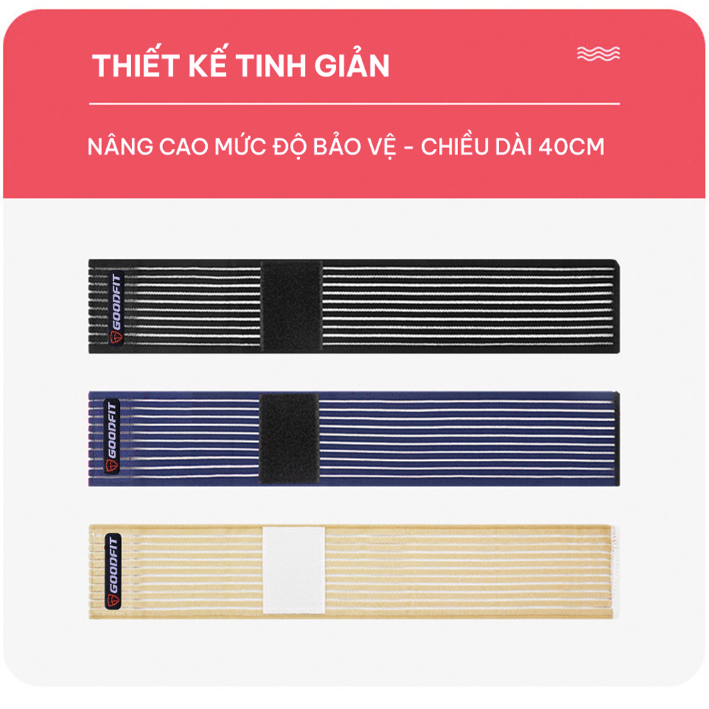 Quấn cổ tay thể thao GoodFit GF307W tập tạ, chơi cầu lông, Tennis