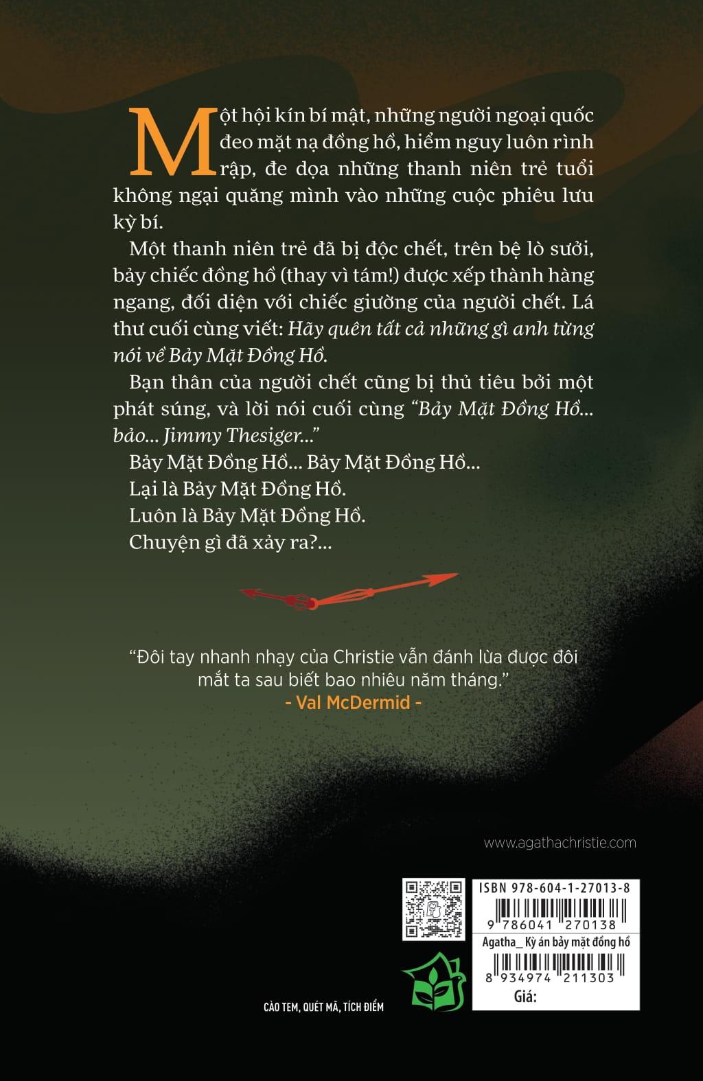 Sách - The Seven Dials Mystery - Kỳ Án Bảy Mặt Đồng Hồ