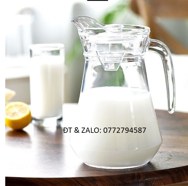 Bình Nước Thủy Tinh Delisoga Pitcher Waist  1300ml