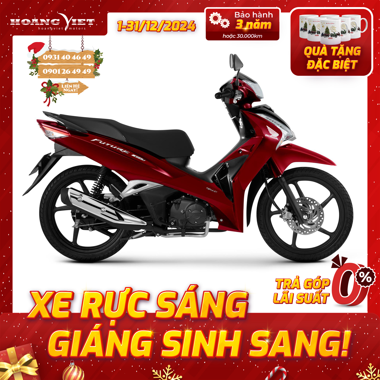 Xe Máy Honda FUTURE 125 FI 2024 - Phiên Bản Cao Cấp