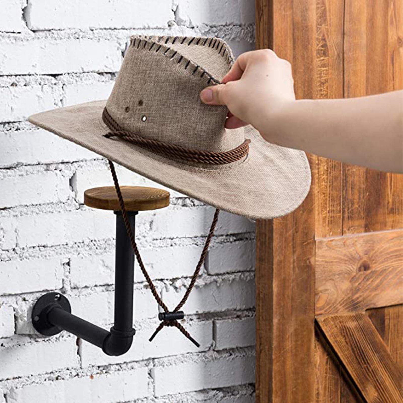 Hat Holder Wall Mount Metal Modern Hat Bracket Caps Display for Clothes Shop