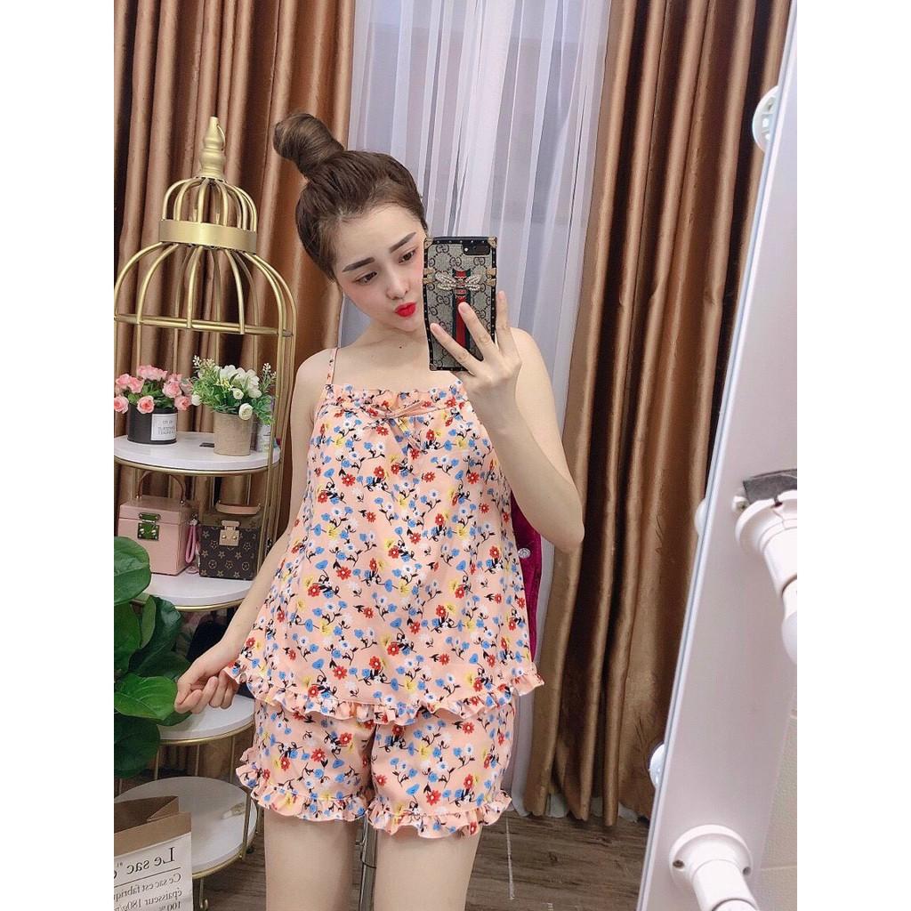 Set bộ tiểu thư mặc nhà Satin đẹp , thoải mái cho chị em