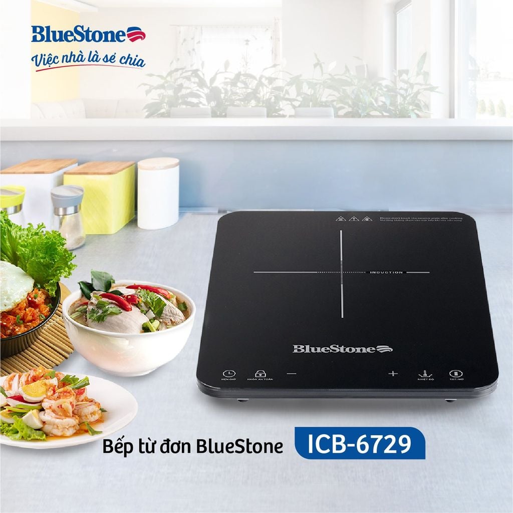 Bếp Từ Đơn BlueStone ICB-6729 2000W - Hàng chính hãng
