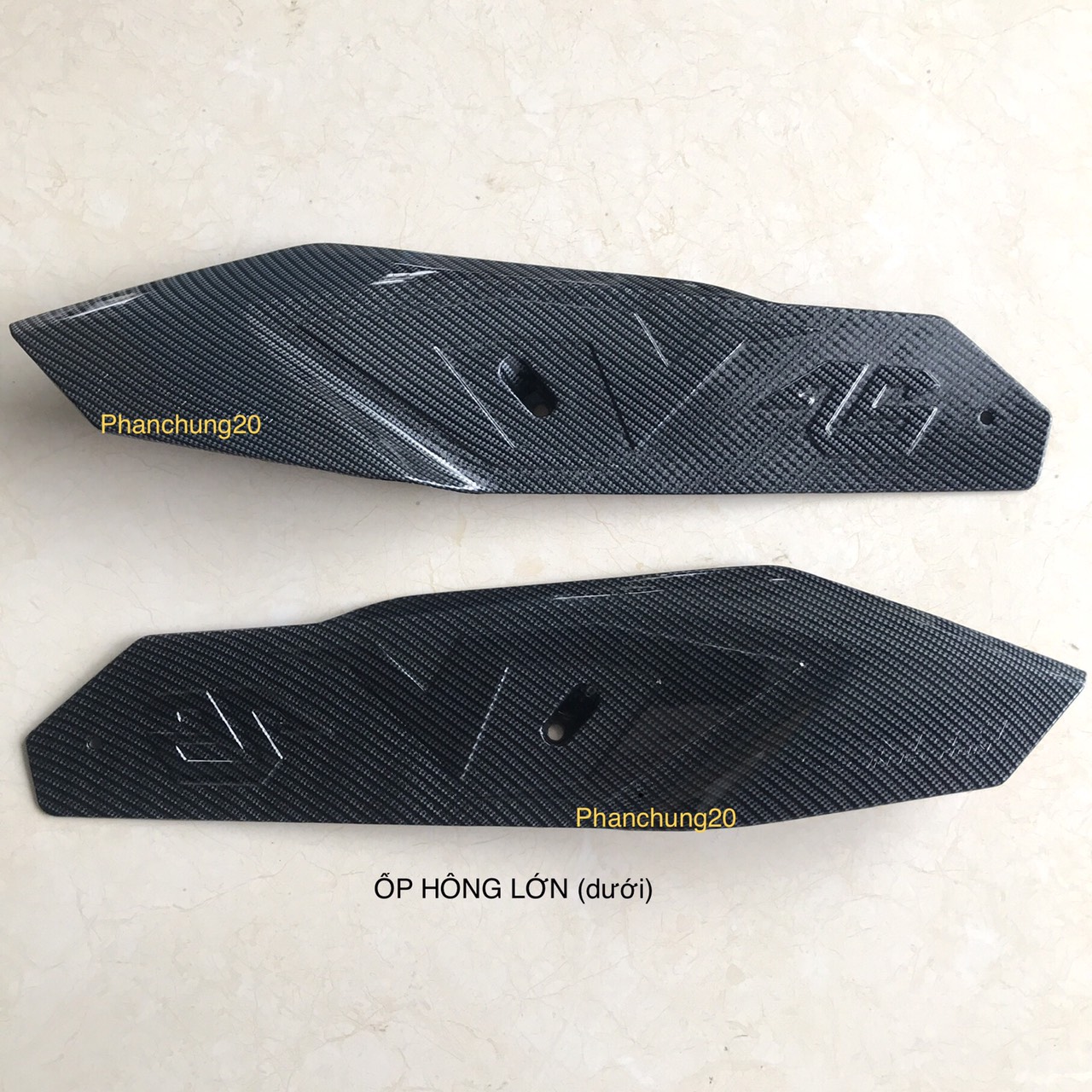 CẶP ỐP HÔNG LỚN  DÙNG CHO ĐỜI XE AB 2020 2021 - 125 150cc CACBON