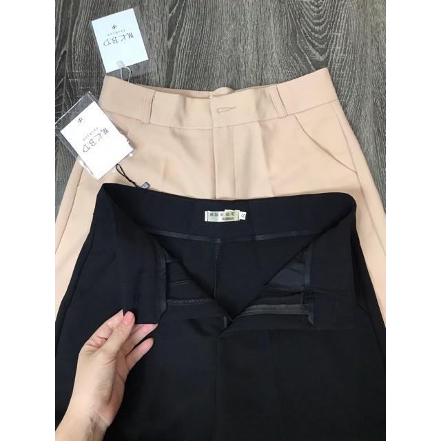 Quần ống rộng culottes suông dài 100cm