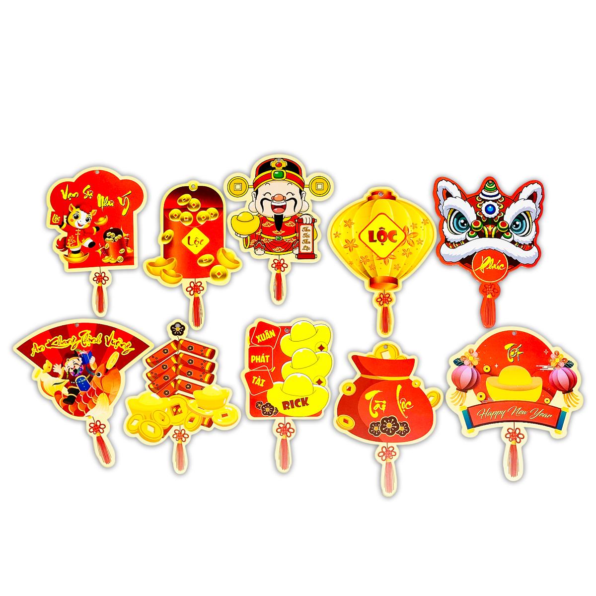 Bộ 10 Thẻ Treo Tết Bính Ngọ 2026 - Teenage 03