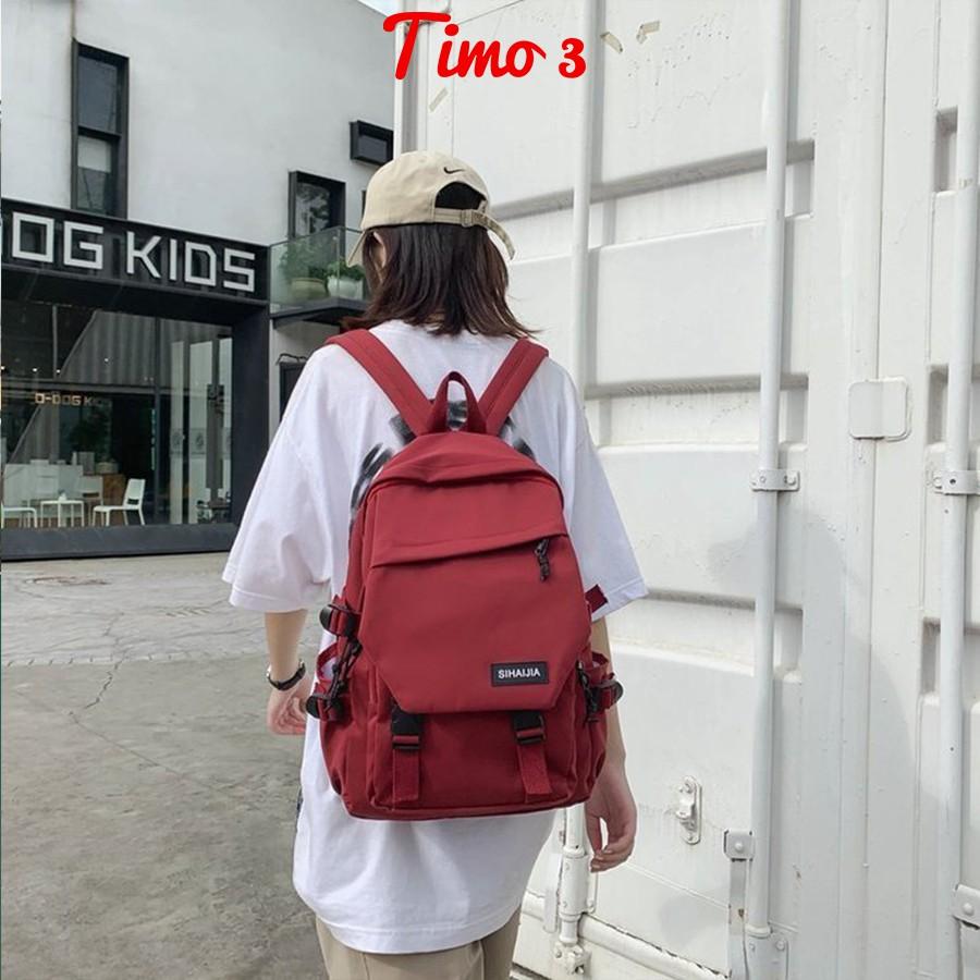 Balo nam nữ giá rẻ, thời trang đi học nhiều ngăn siêu nhẹ phong cách ulzzang, đẹp đựng laptop ULZ015