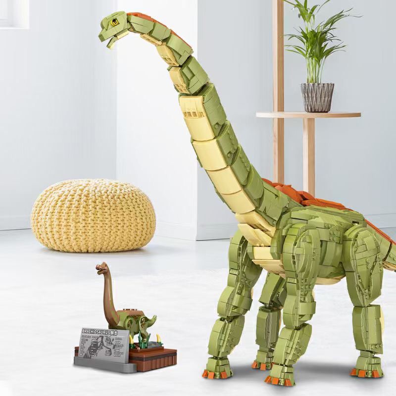 Đồ chơi lắp ráp Khủng long Cổ dài - FC6206 Big Brachiosaurus - Xếp hình thông minh - Mô hình trí tuệ 2250 mảnh ghép