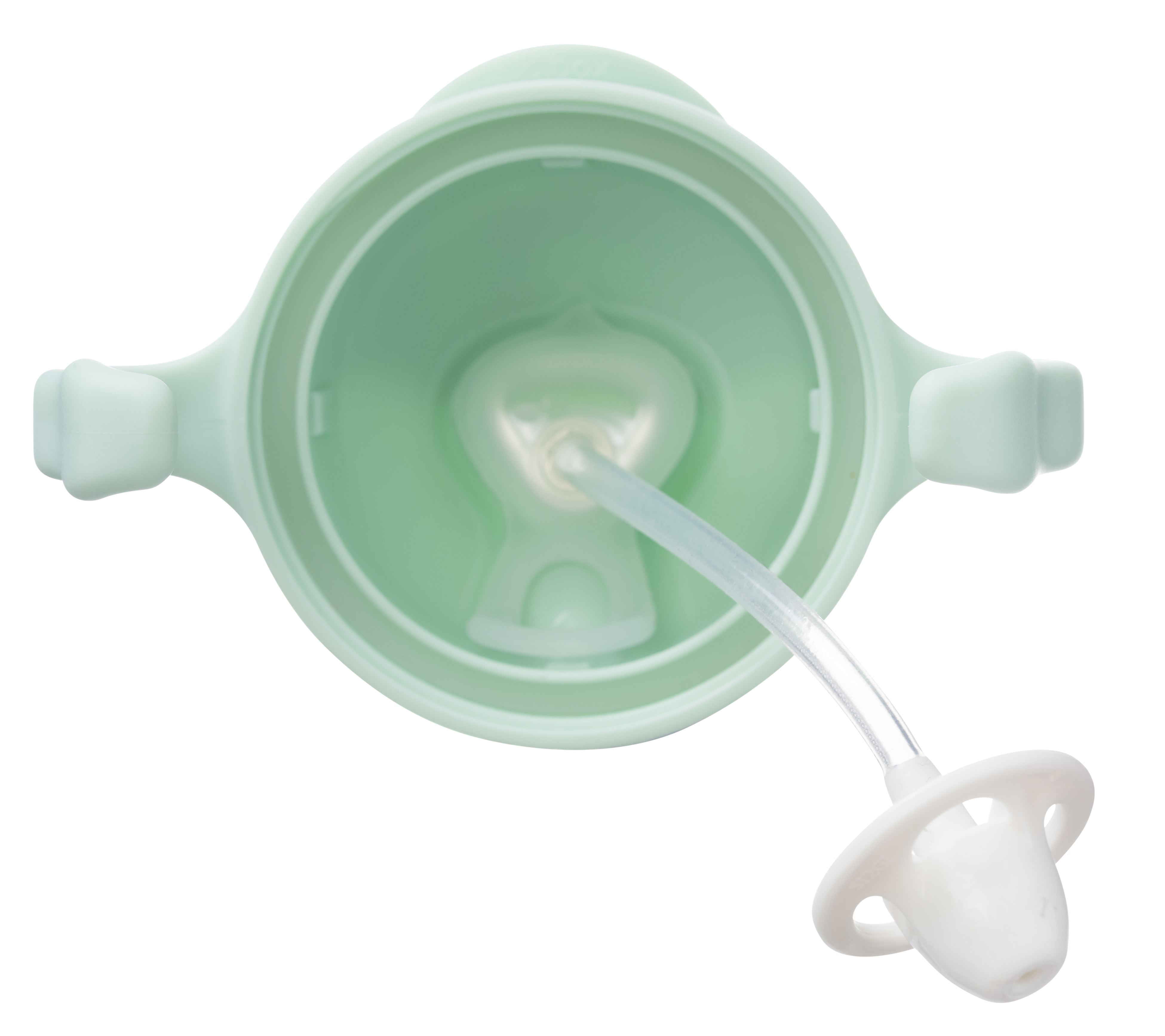 B.box Disney Bình nước 360 độ cho bé tập uống nước 240ml - Xanh Lá Pastel
