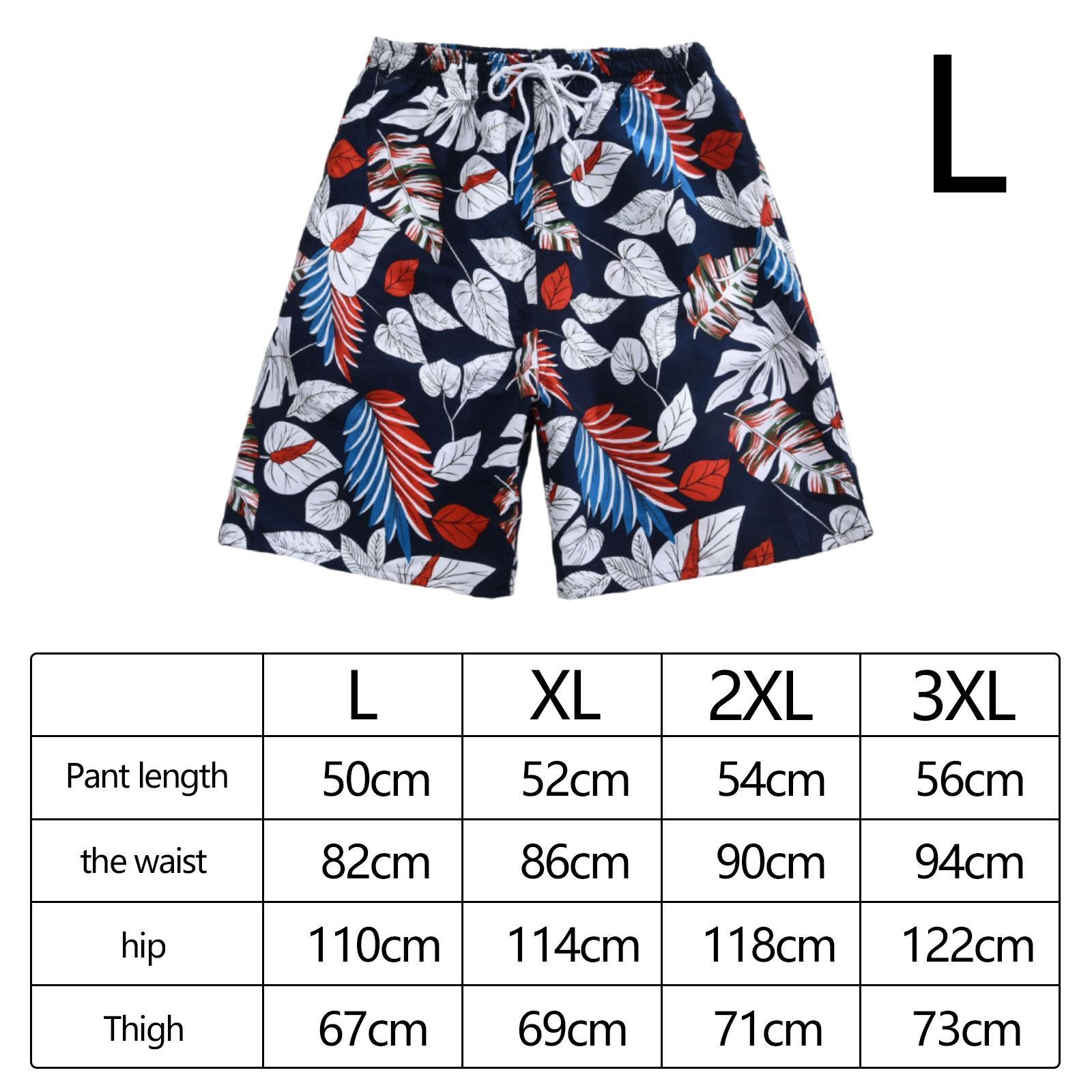 Beach Shorts Men Summer Shorts Breathable Lightweight Trendy Beach Swimsuit Swimming Trunks for Shopping Sports Drifting Travel Party