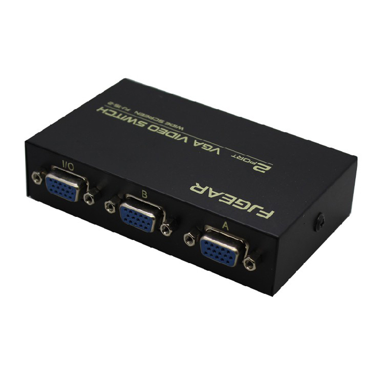 Bộ gộp VGA 2 vào 1 ra FJGEAR (2 Port VGA Video Switch)