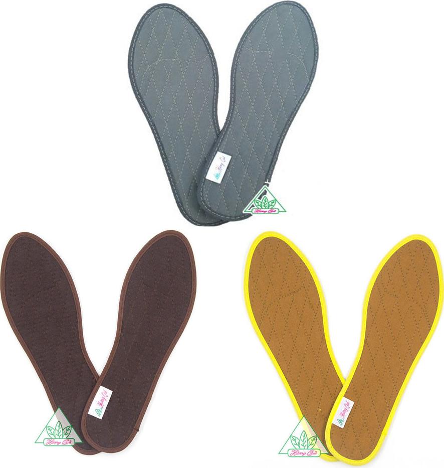Combo 3 đôi lót giày Hương Quế (CI-01, CI-03, CI-04) giúp khử hôi chân - phòng cảm cúm tốt cho sức khỏe