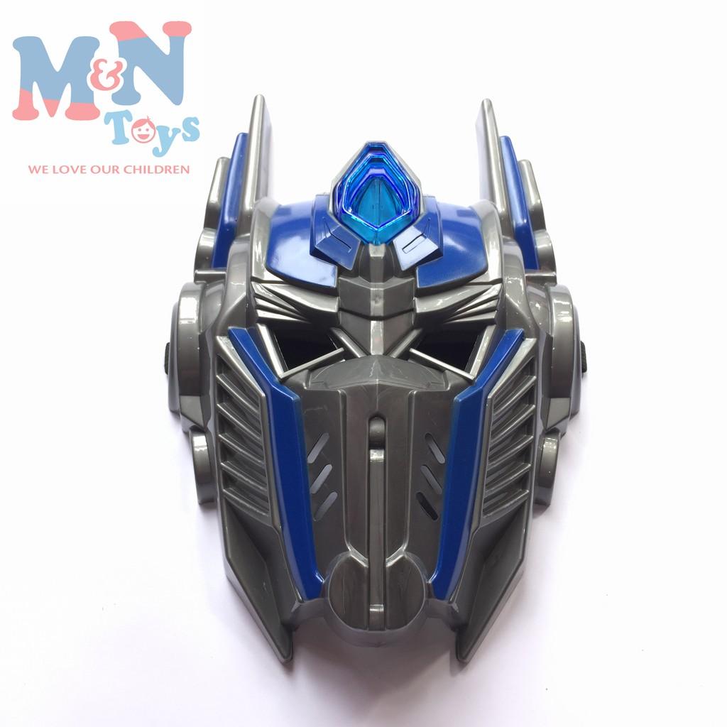 Mặt nạ Transformer có nhạc đèn hóa trang trung thu, halloween