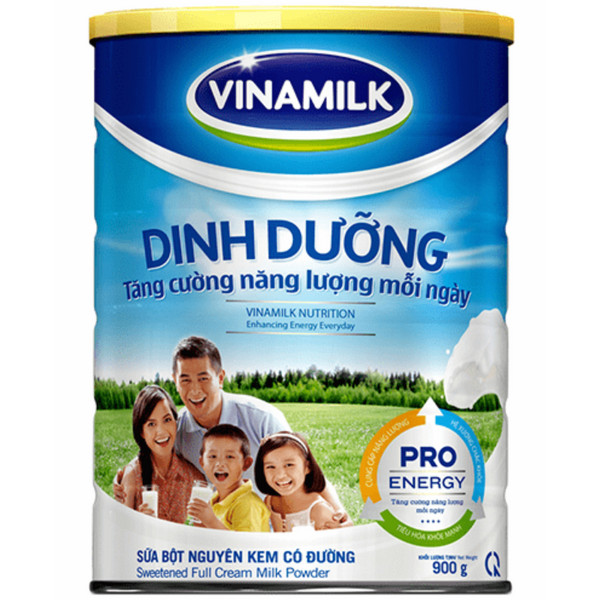 Sữa Bột Nguyên Kem Có Đường Vinamilk Dinh Dưỡng (900g)