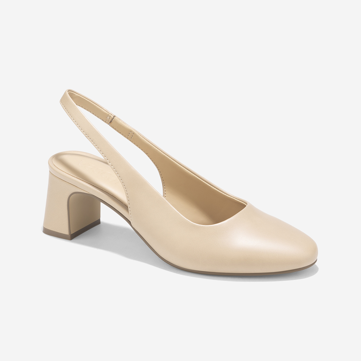 Giày Slingback Mũi Tròn Gót Trụ - BMN 0665