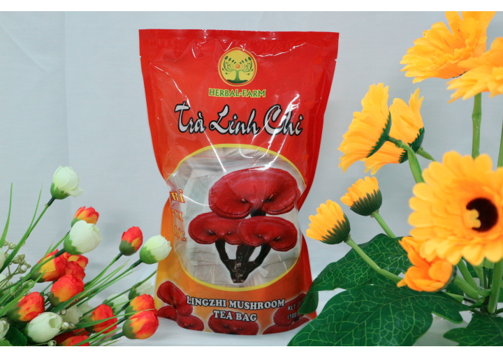 Trà Linh Chi Herbal Farm 200g Thanh Lọc Cơ Thể