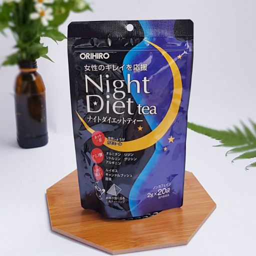 Hình ảnh Trà Night Diet Tea Orihiro Hỗ Trợ Đốt Lượng Mỡ Thừa Nhật Bản, Giúp Thanh Nhiệt Thải Độc, Cải Thiện Giấc Ngủ, Làm Đẹp Da