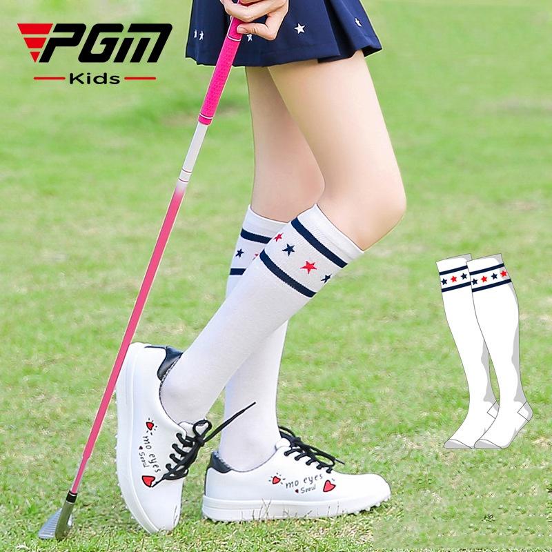 Tất dài golf nữ - Chất liệu từ thun cotton cao cấp. Co giãn bốn chiều - Tất co dãn tốt, cảm giác thoải mái